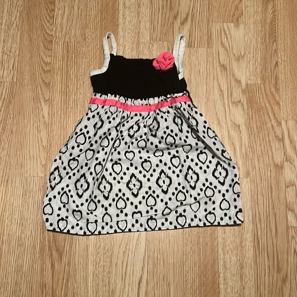 Healthtex Pink and White Dress Size 18 Months